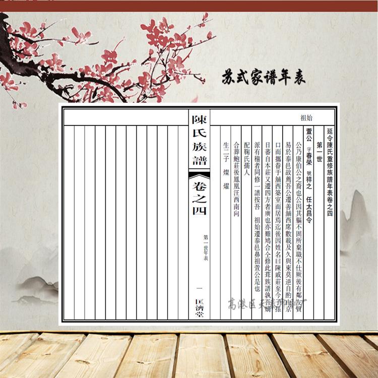族谱多少钱(族谱一般多少年续一次)