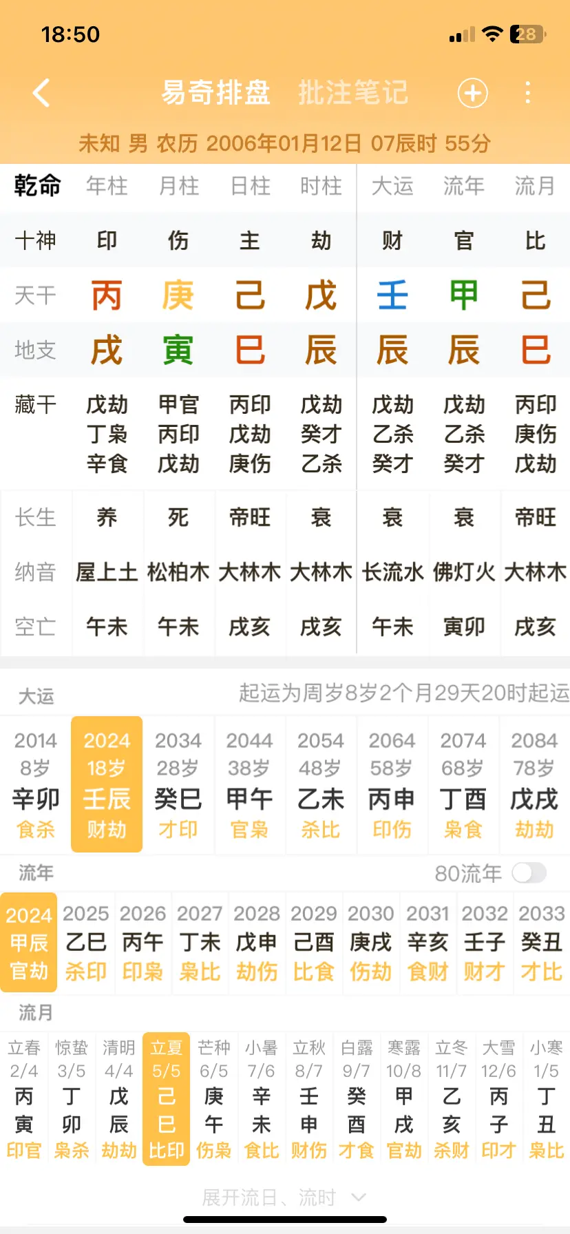 健康八字排盘(健康八字排盘app)