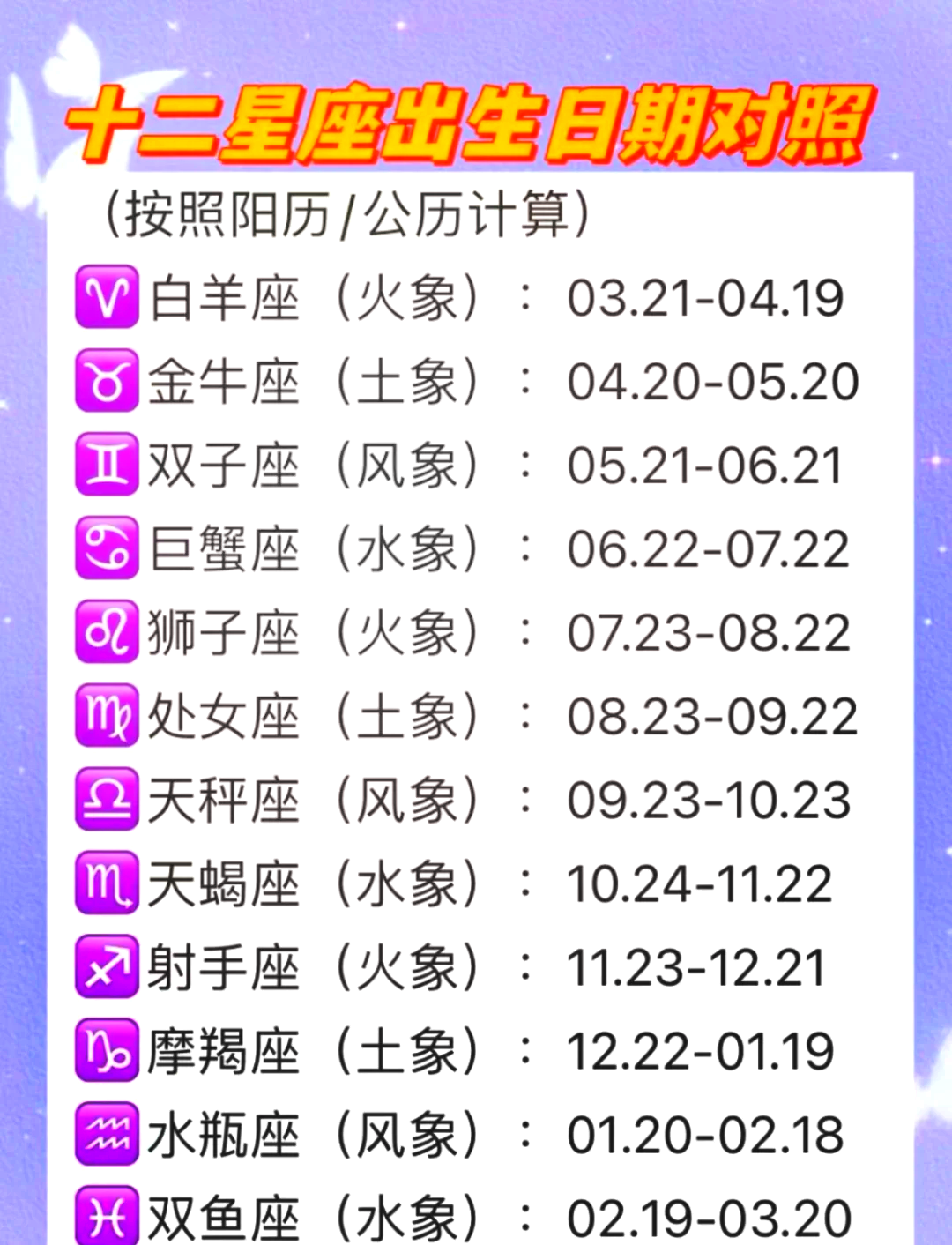 星座时间改了吗(星座时间改了吗怎么看)