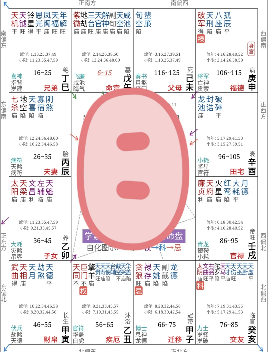 命盘基础知识(命盘解读步骤图解)