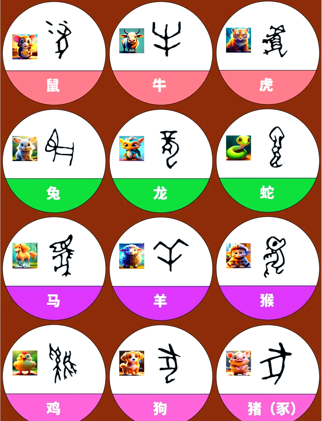 一键十二生肖方法(十二生肖在线生成器)