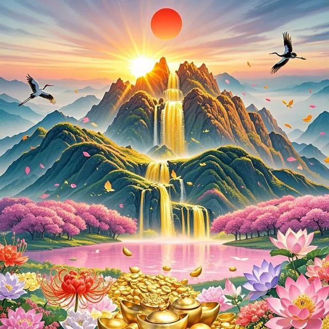 招财风水图片微信头像