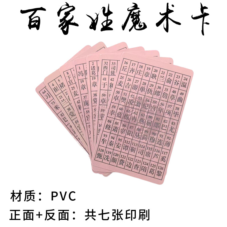 百家姓氏表 百家姓氏表
