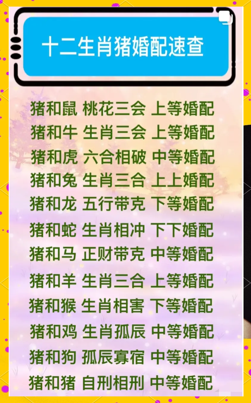 婚姻生肖