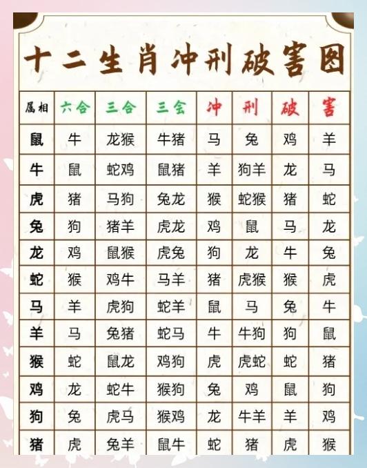 十二生肖禁忌 十二生肖禁忌