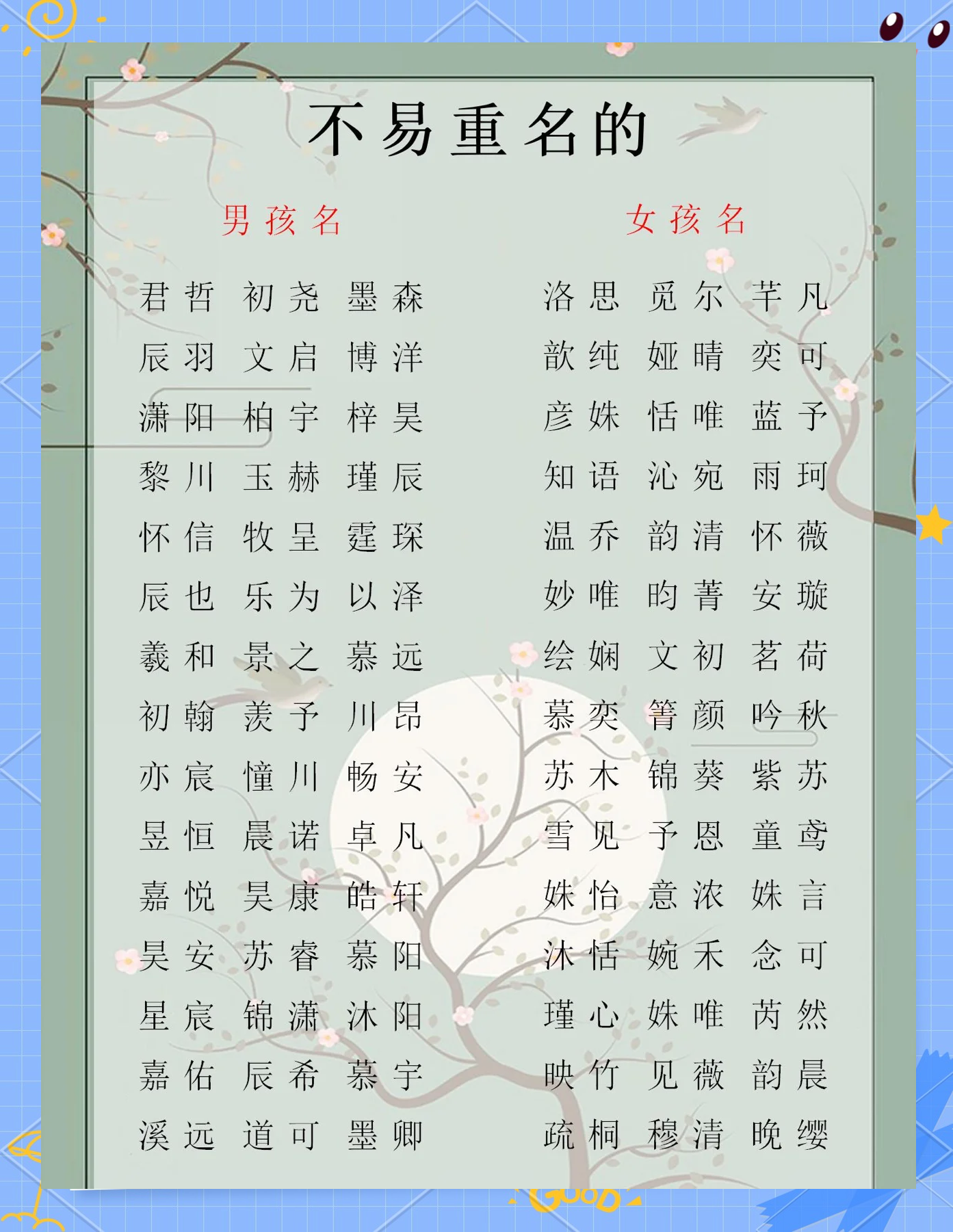 测名字免费测名字吉凶