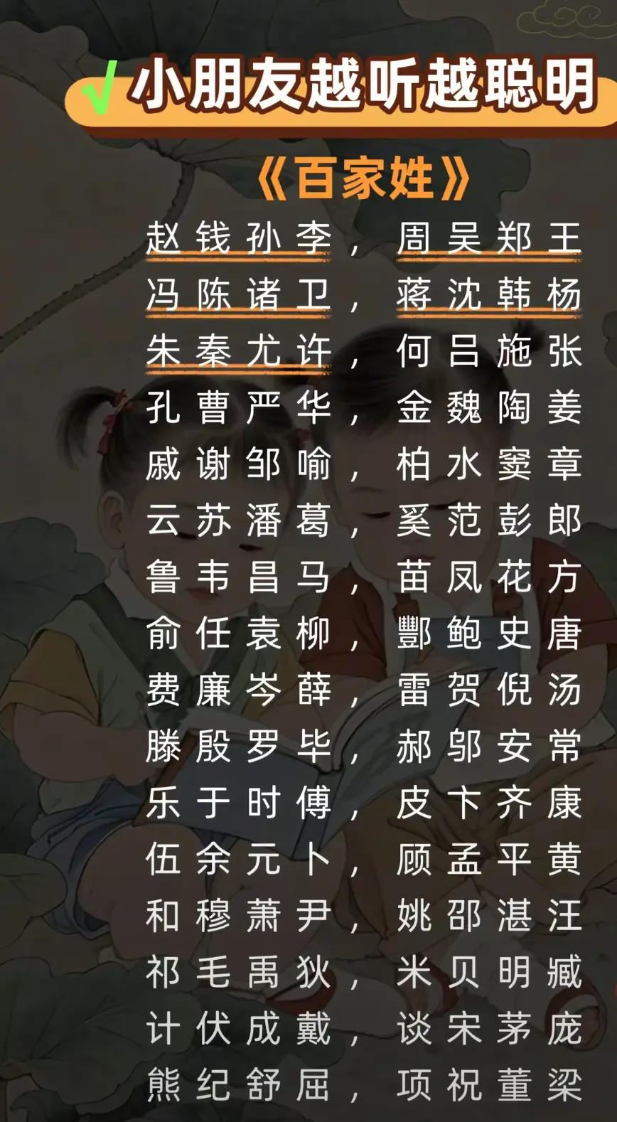 百家姓前十名是怎么排的