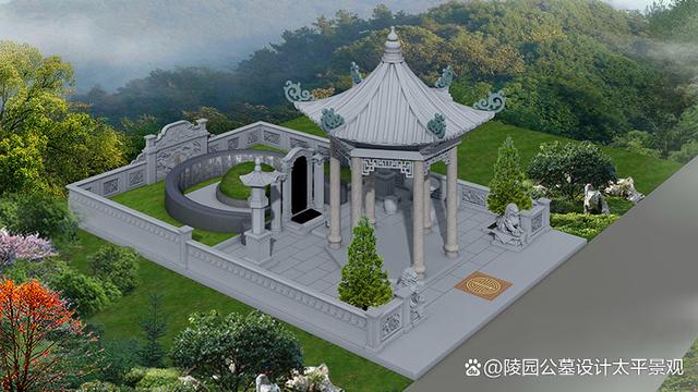 墓地设计图和效果图 墓地设计图和效果图