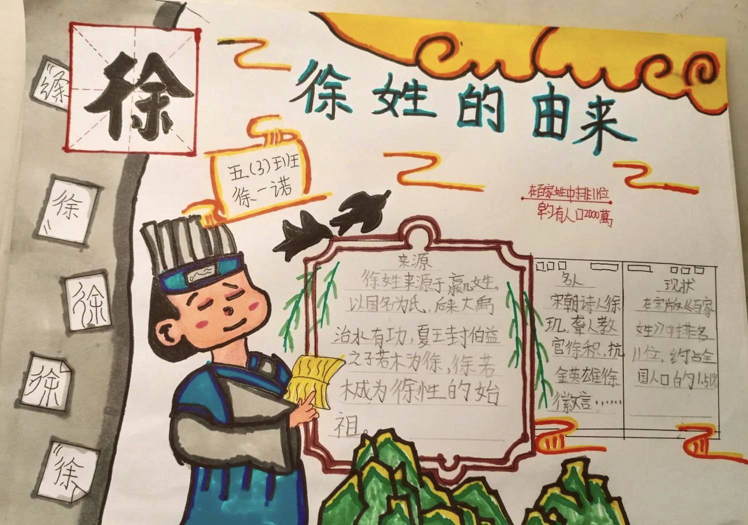 徐性在百家姓排第几