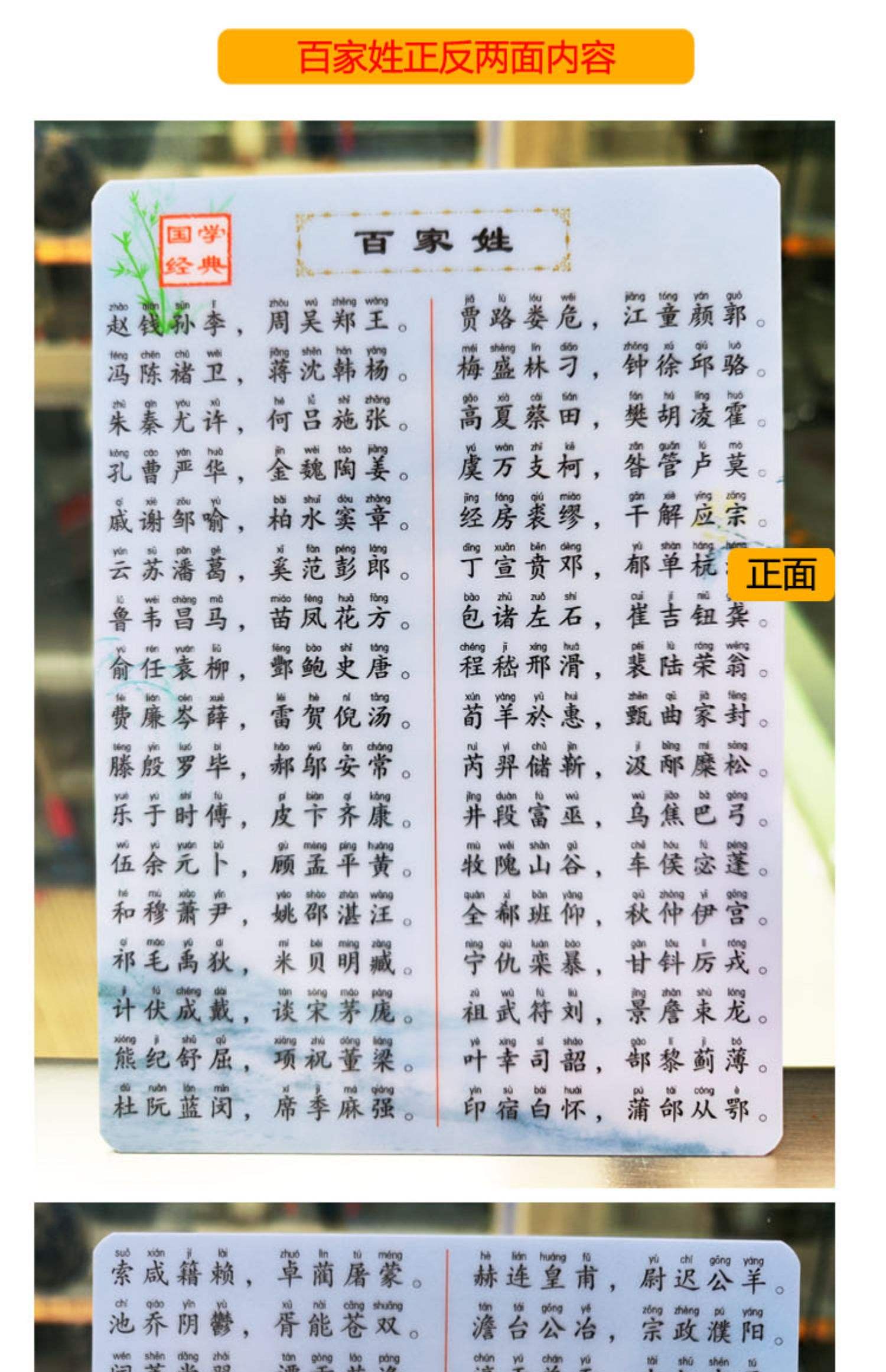 百家姓300至400排名
