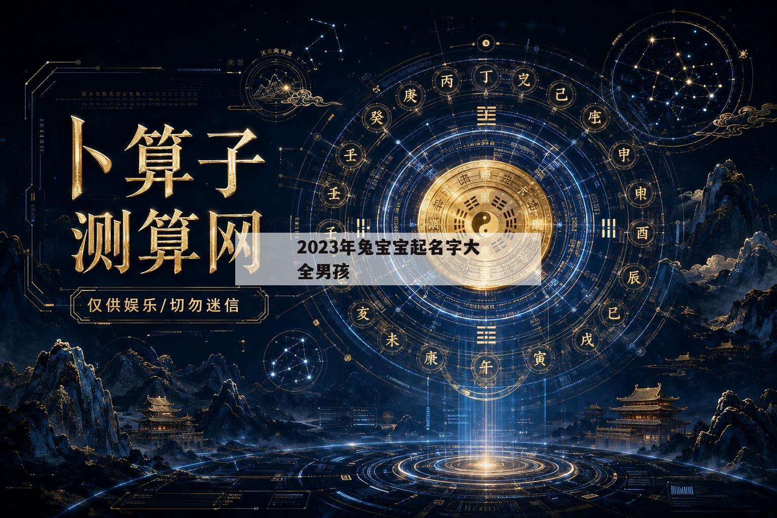 2023年兔宝宝起名字大全男孩(2023年兔宝取名用什么字比较好) 2023年兔宝宝起名字大全男孩(2023年兔宝取名用什么字比较好)